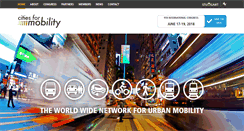 Desktop Screenshot of cities-for-mobility.net